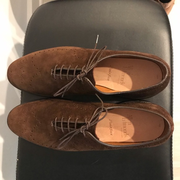 Allen Edmonds fairfax suede wholecut 8.5C NEW! - Picture 7 of 8